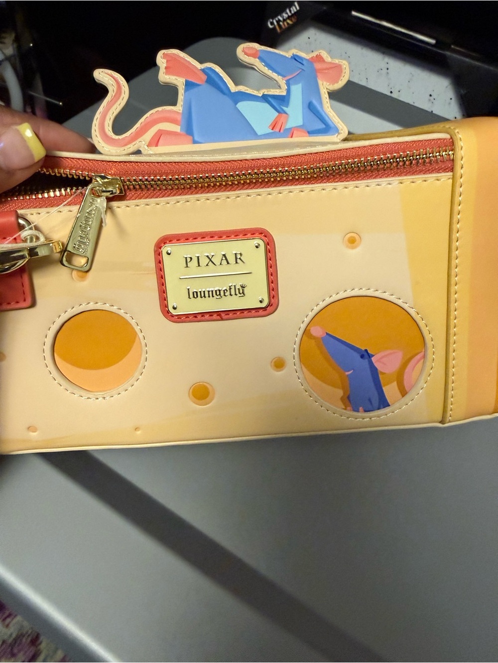 Loungefly Pixar Ratatouille Cheese Crossbody-NWT